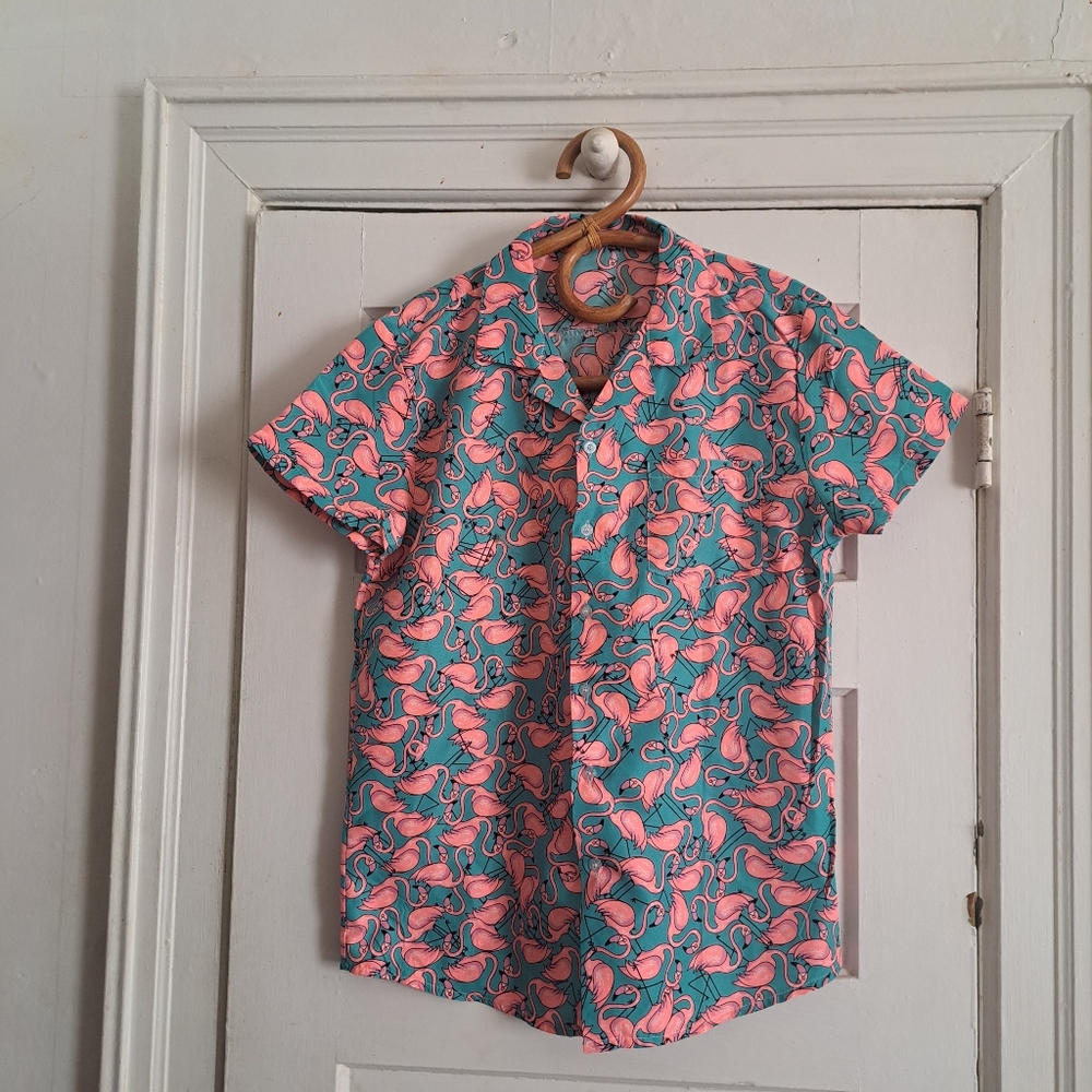 Flamingo Button-up Shirt